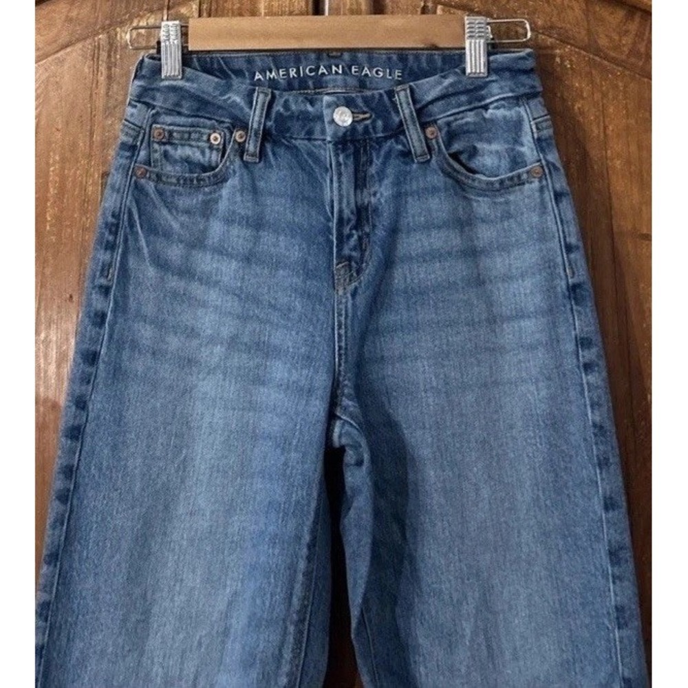 Women's‎ American Eagle Strigid Curvy Stovepipe Jeans No Pilling Sz 000 - Picture 2 of 10